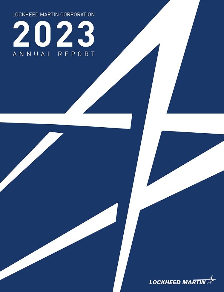 2023 Lockheed Martin Annual Report Cover